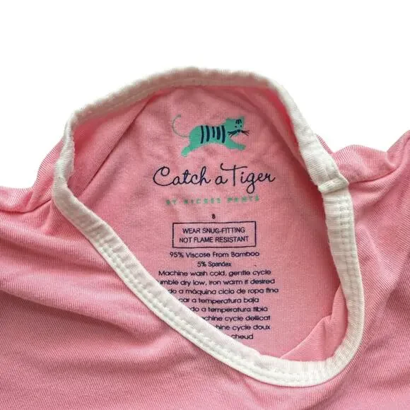 How To Catch A Tiger By Kickee Pants Bamboo I Love Dad Pajamas Size 8 - Picture 5 of 5